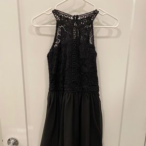 Francescas Black Mini Dress